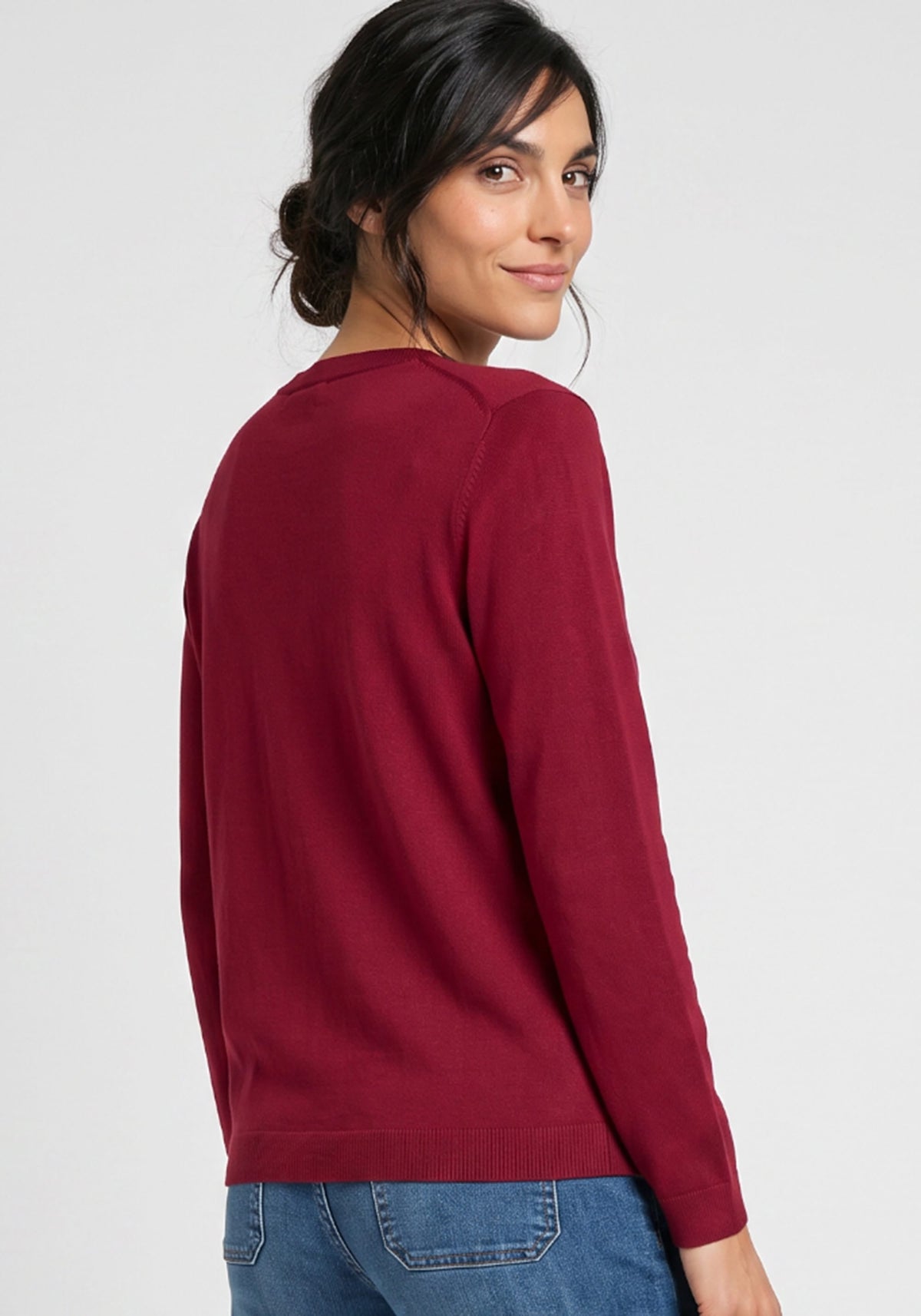 Cardigan en maille fine