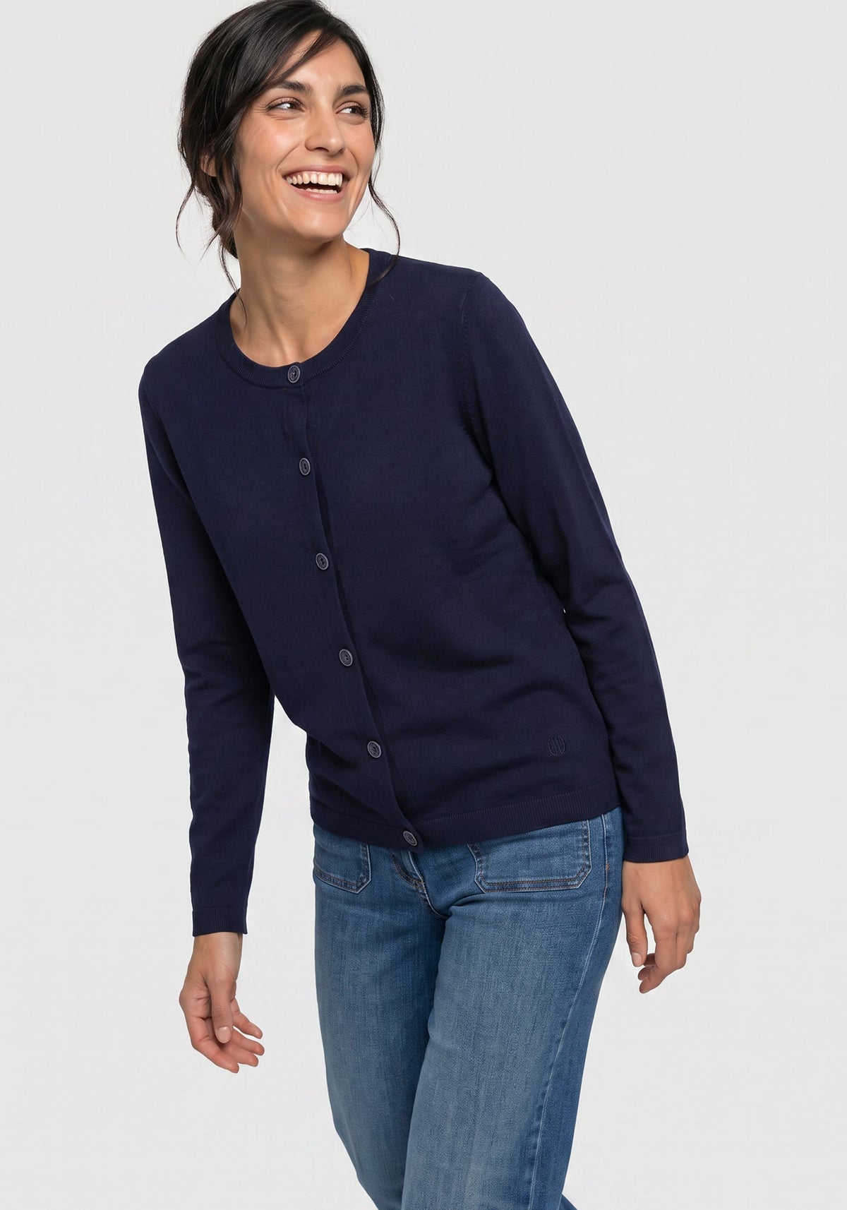 Cardigan en maille fine