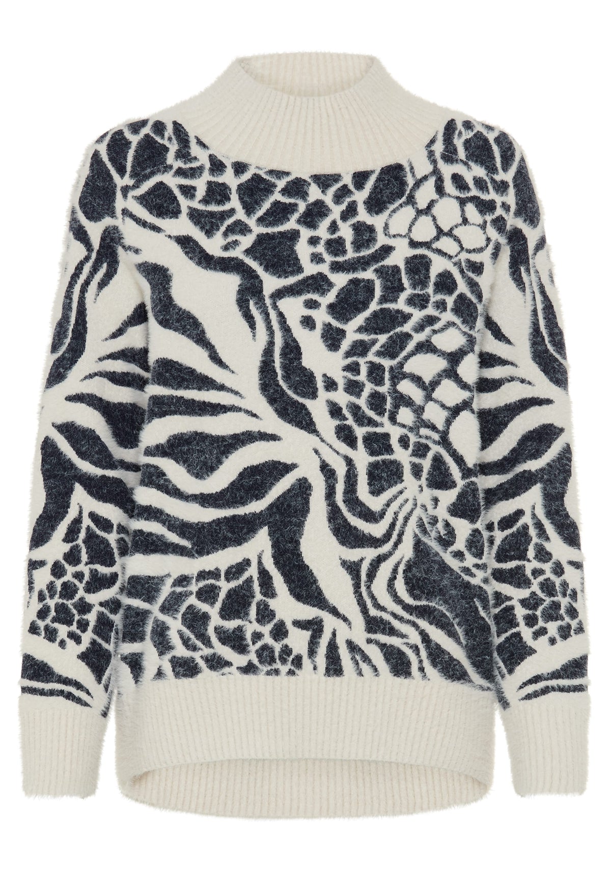 Pull en laine à motif « Graphic Feather »