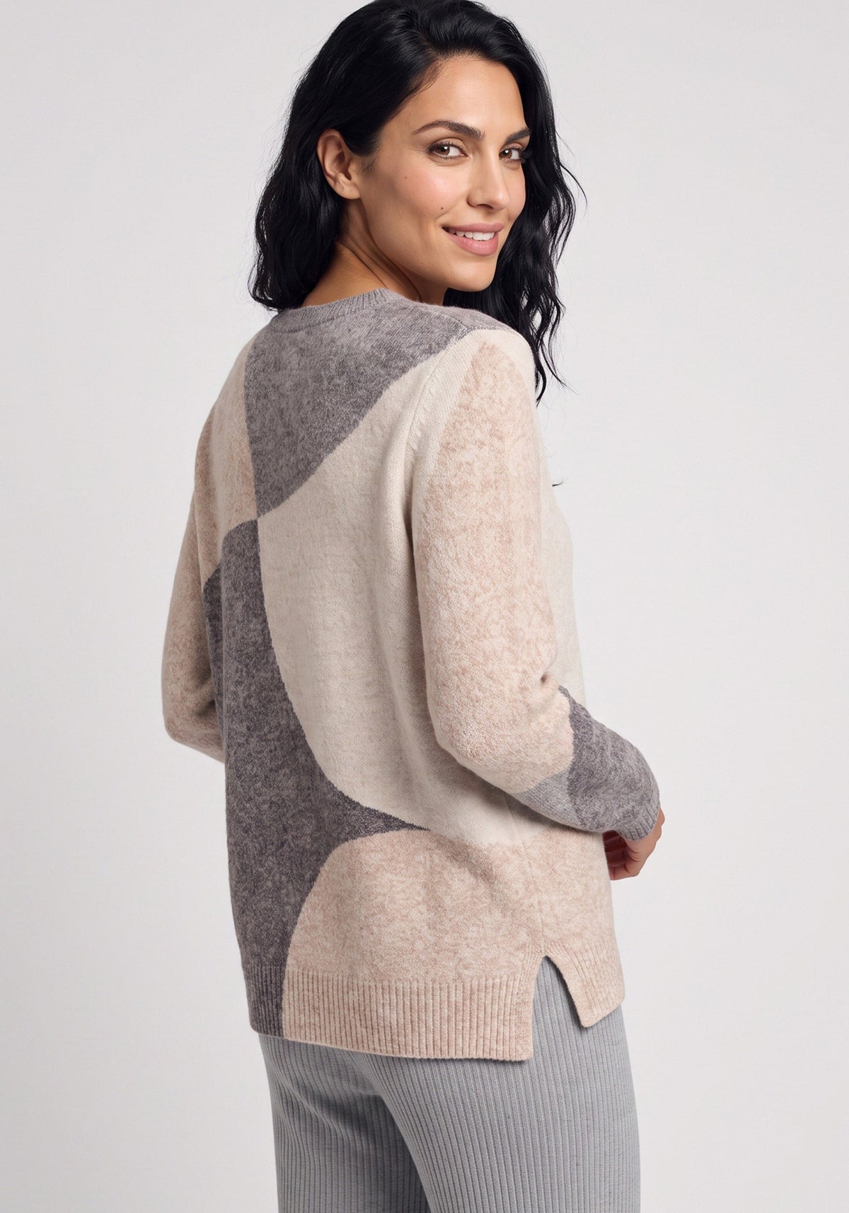 Soft Abstract Sweater