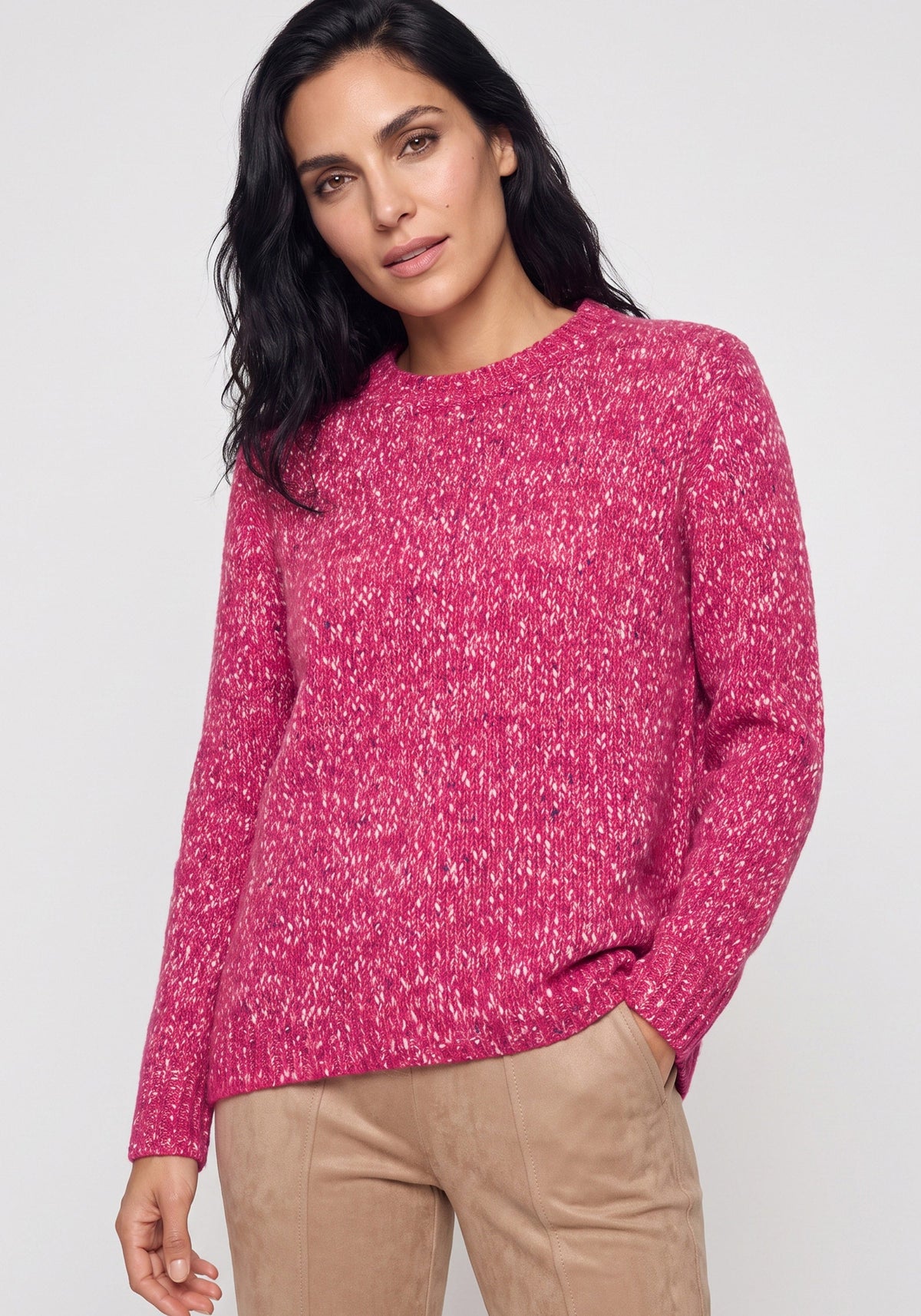 Marled Knit Sweater