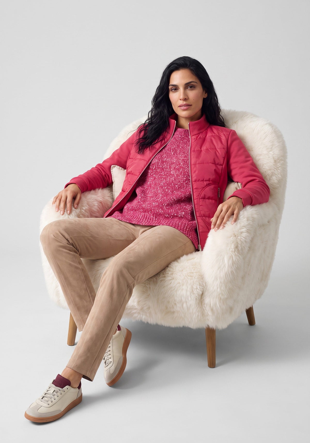 Marled Knit Sweater