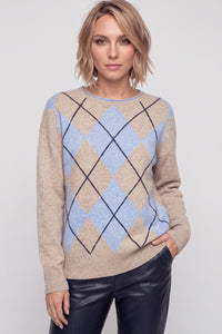 Pull à motif argyle