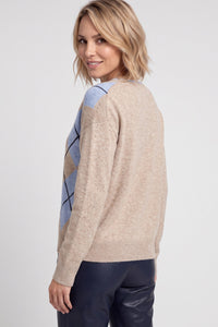 Pull à motif argyle