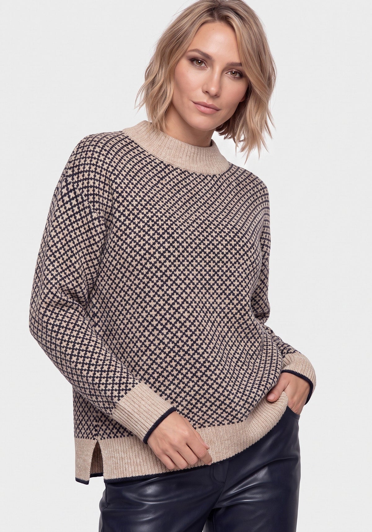 Pull en jacquard