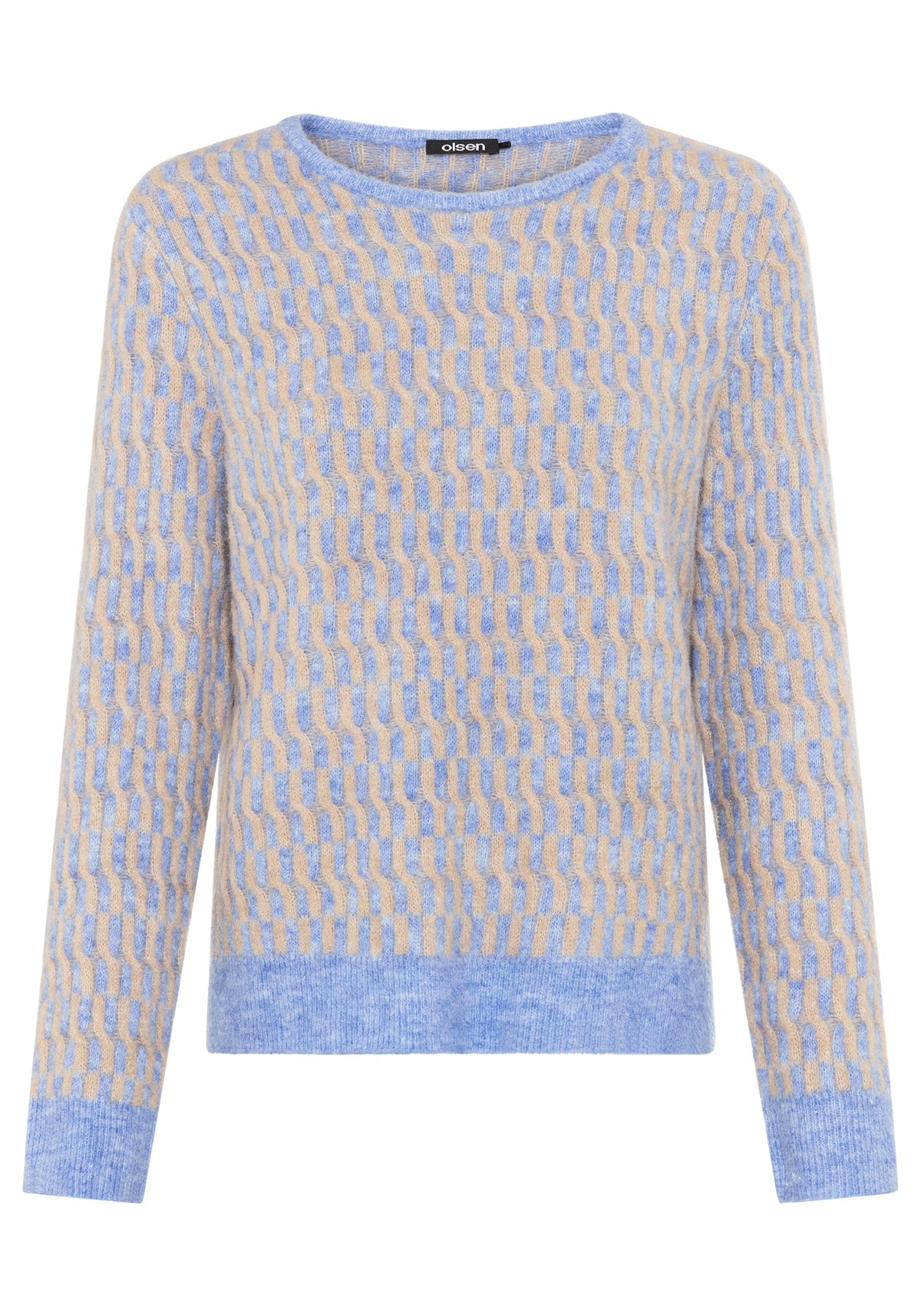 Pull en jacquard doux