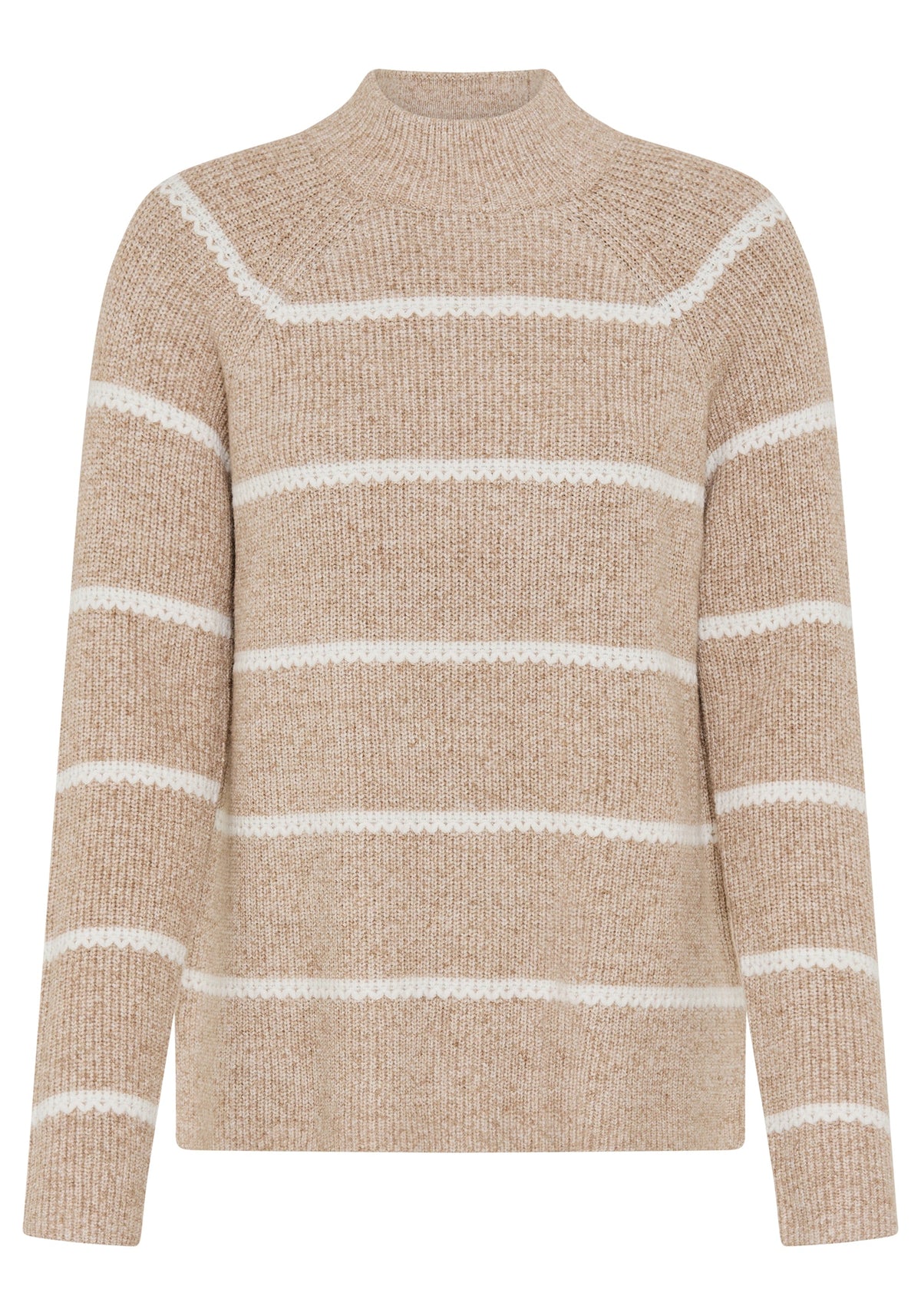 Striped Mock Sweater