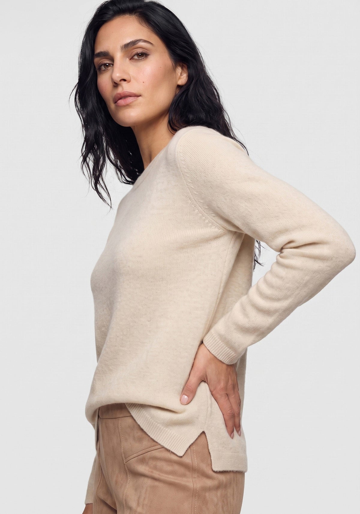 Brushed Knit Sweater