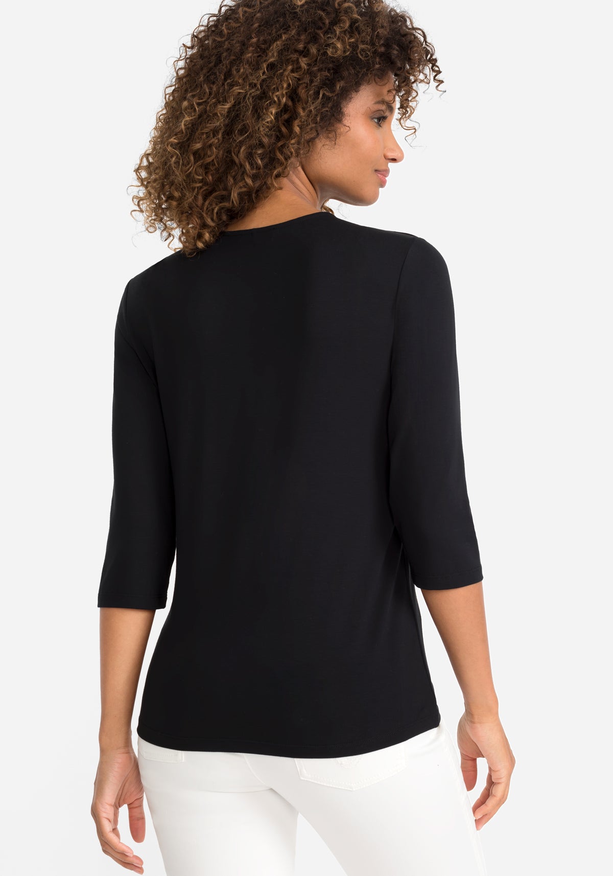 3/4 Sleeve V-Neck T-Shirt