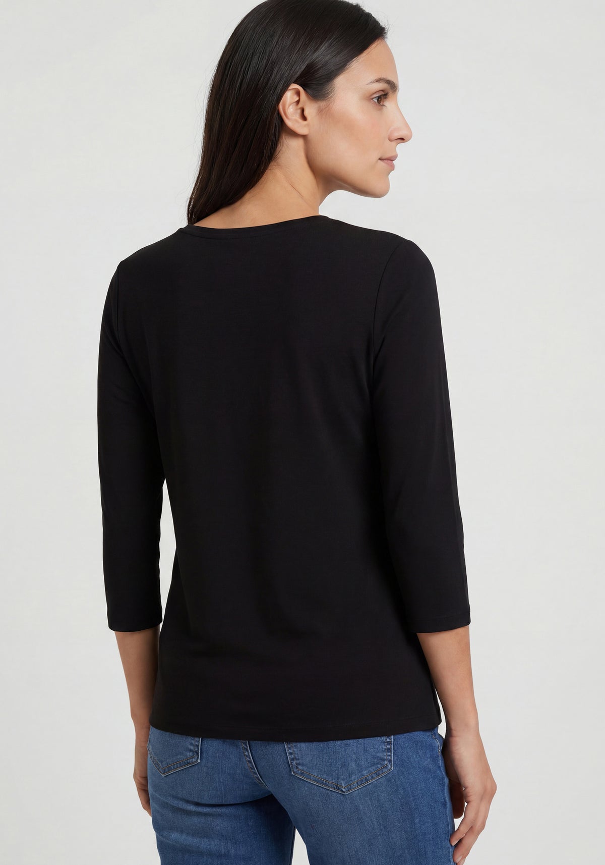 3/4 Sleeve V-Neck T-Shirt