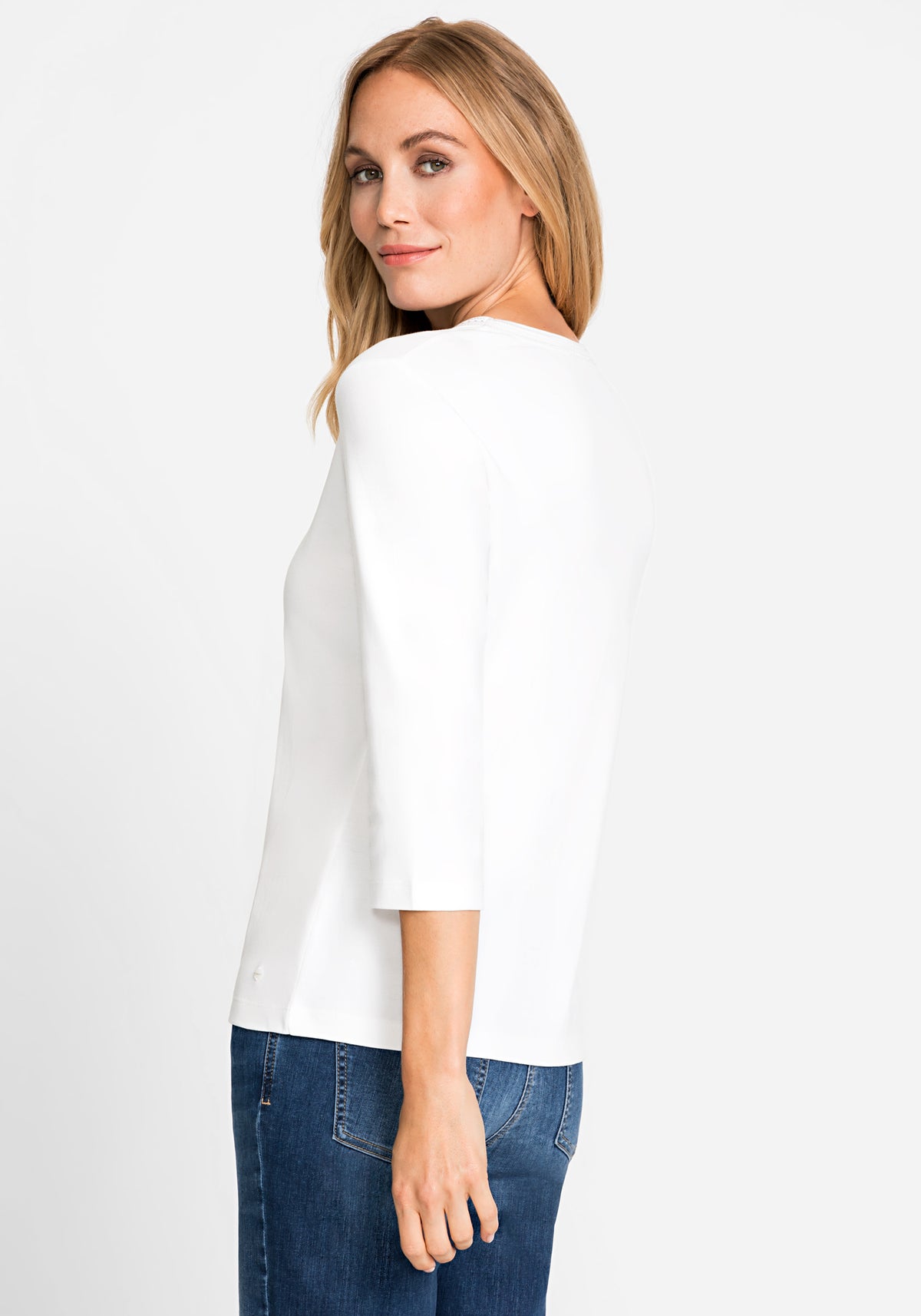 Embellished V-Neck T-Shirt