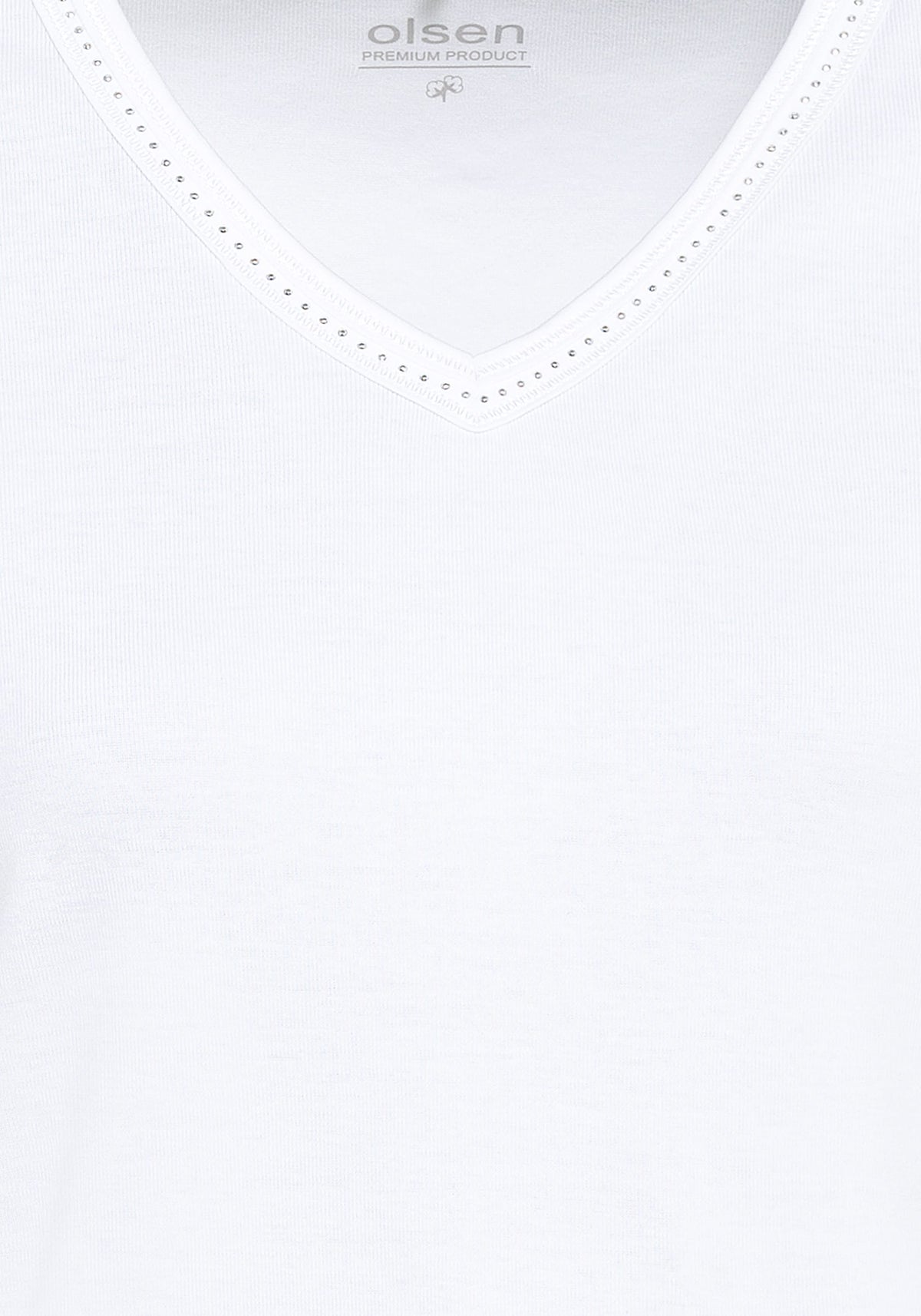 Embellished V-Neck T-Shirt