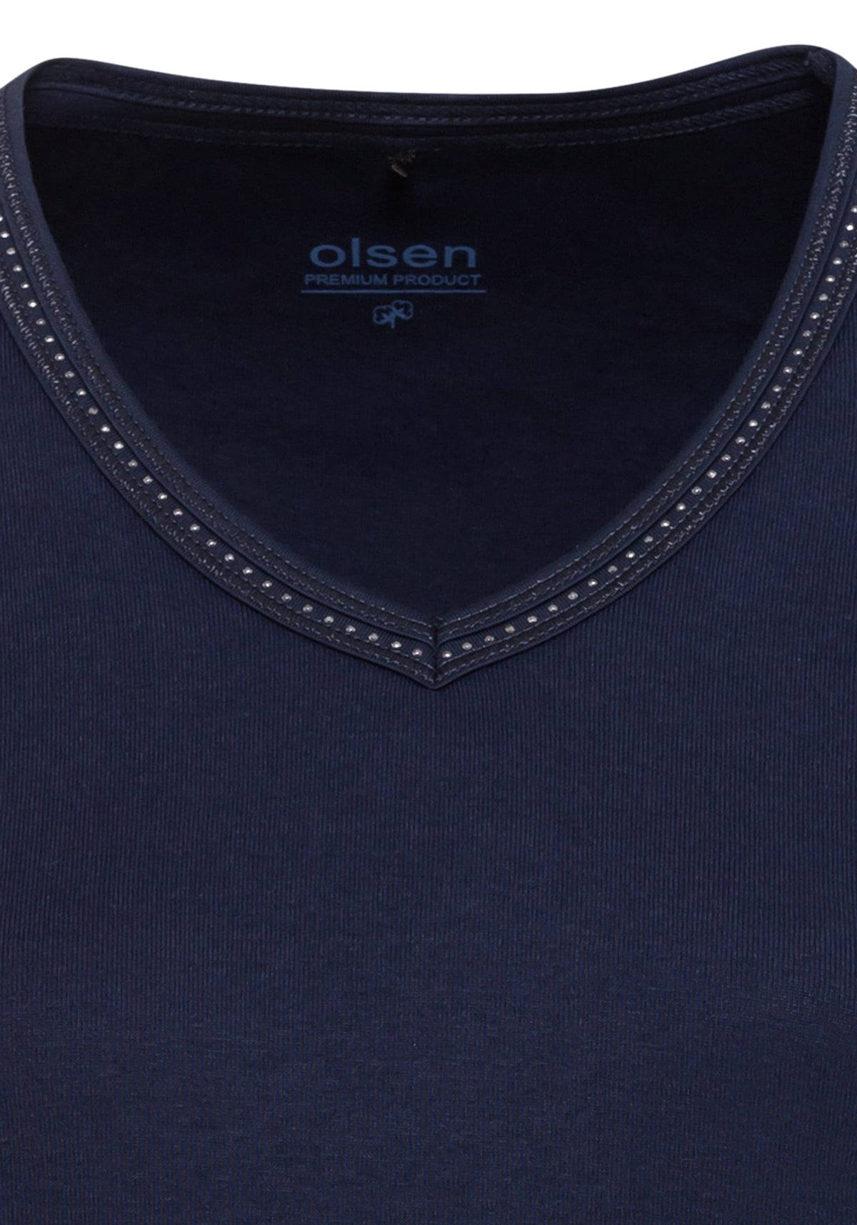 Embellished V-Neck T-Shirt