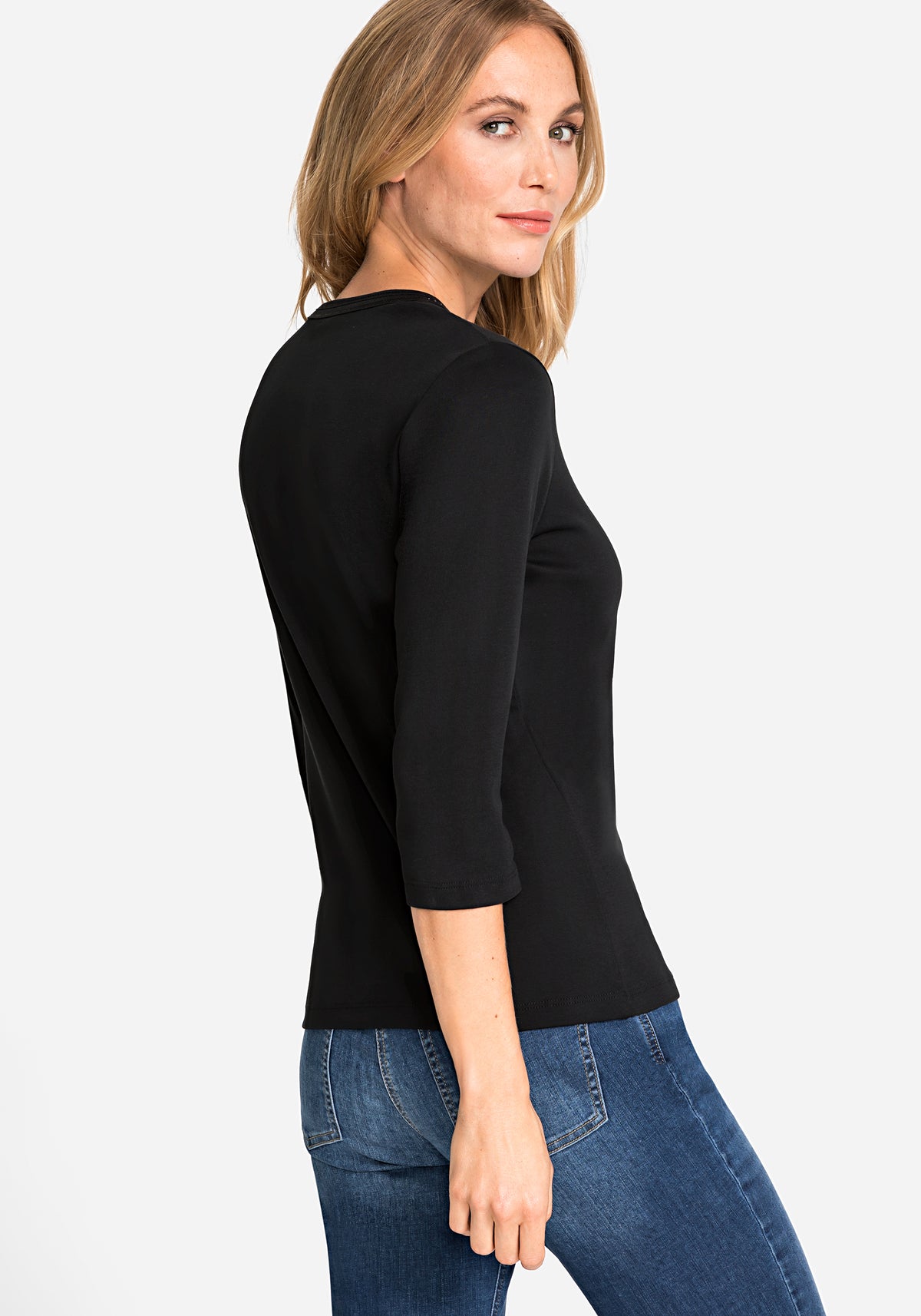 Embellished V-Neck T-Shirt