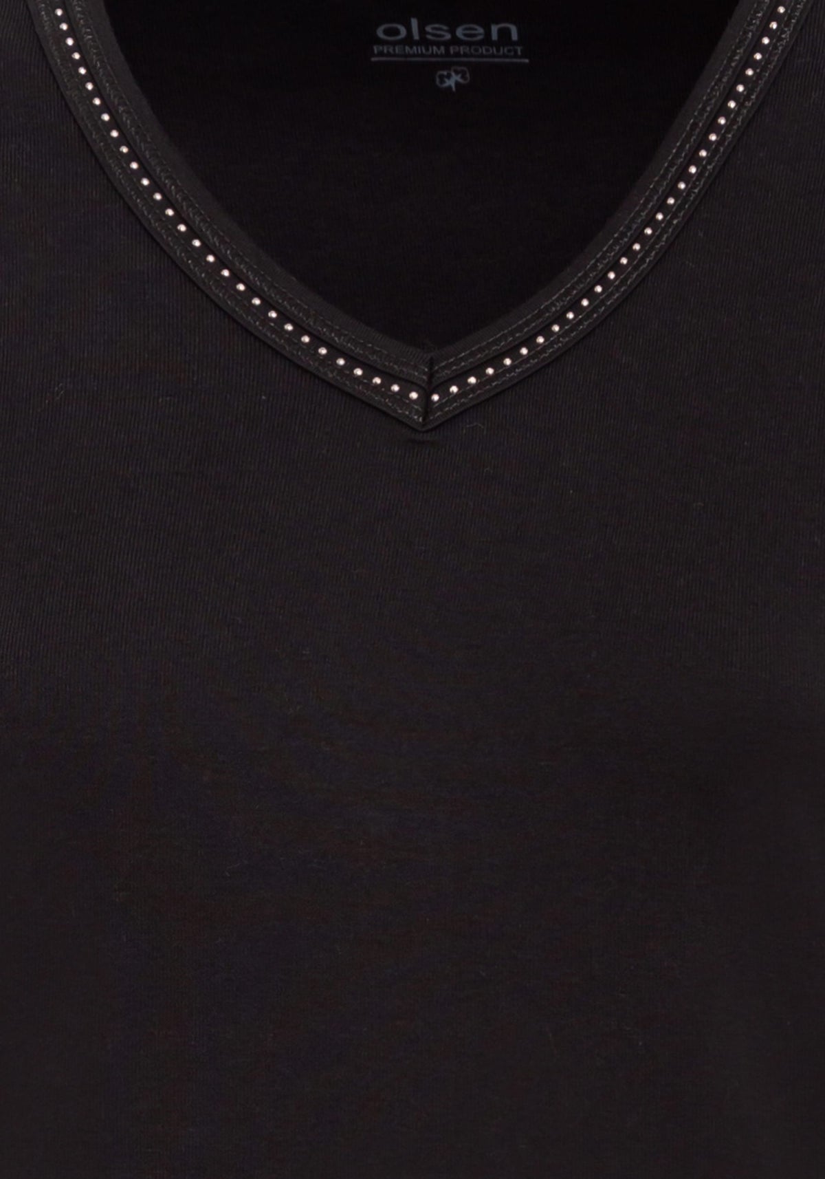 Embellished V-Neck T-Shirt
