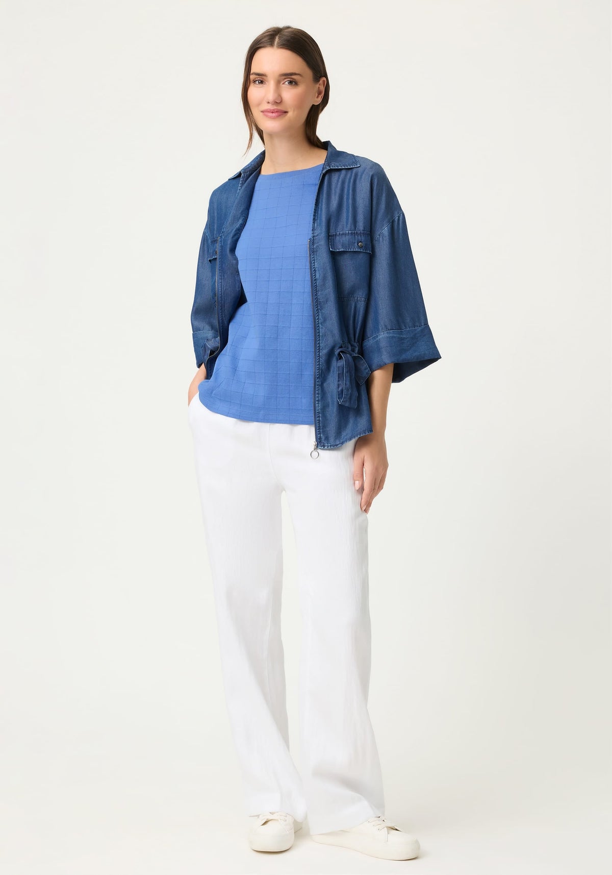 Rib Knit T-Shirt