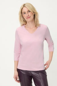 3/4 Sleeve V-Neck T-Shirt
