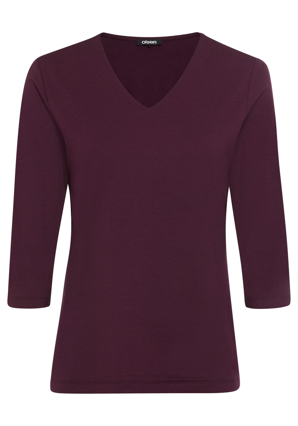 3/4 Sleeve V-Neck T-Shirt