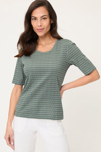 T-Shirt imprimé géo