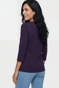 Solid VIscose Blend T-Shirt