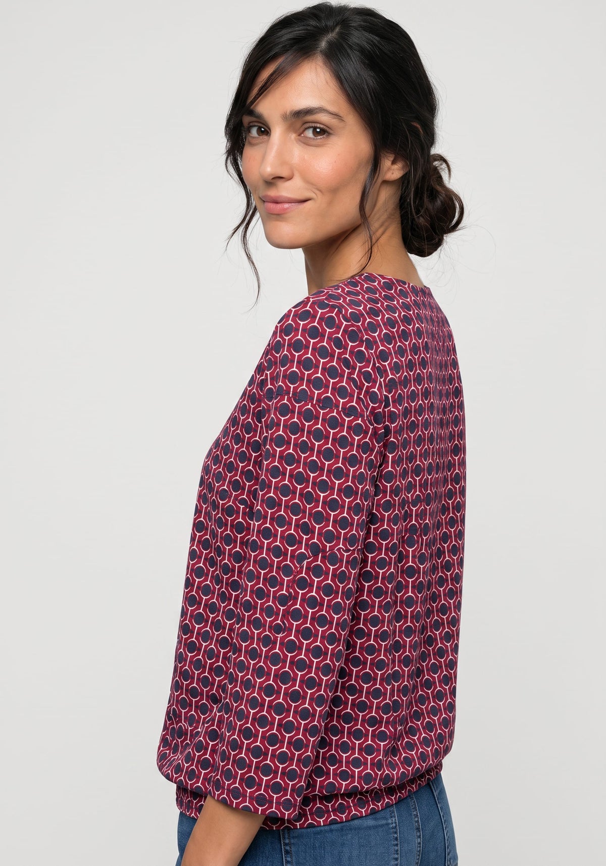 T-Shirt imprimé géo