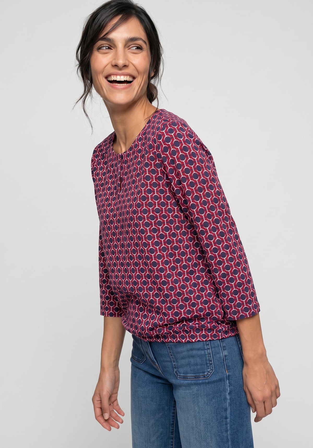 T-Shirt imprimé géo