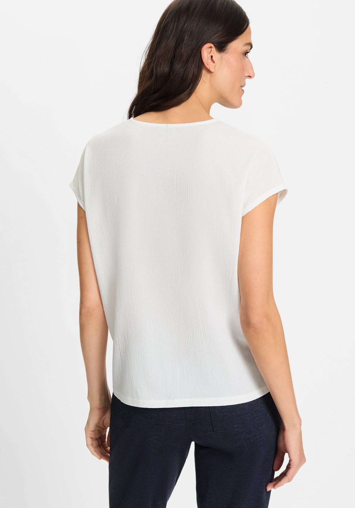 Crinkle Tunic T-Shirt