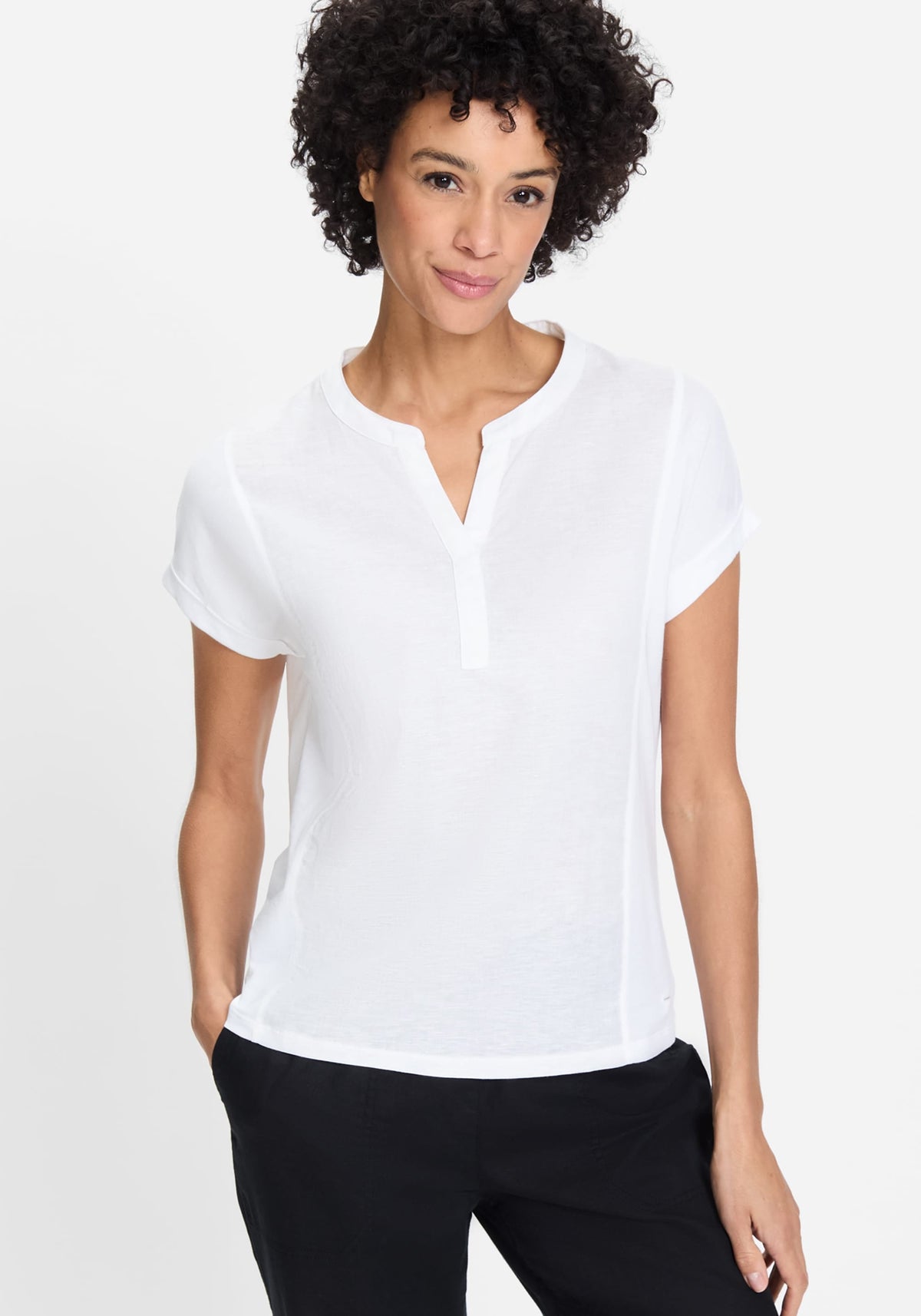 Mixed Media Tunic T-Shirt