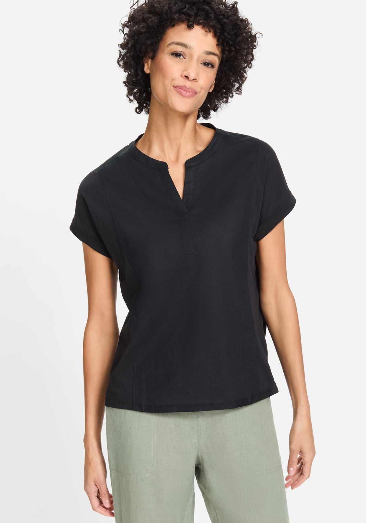 Mixed Media Tunic T-Shirt