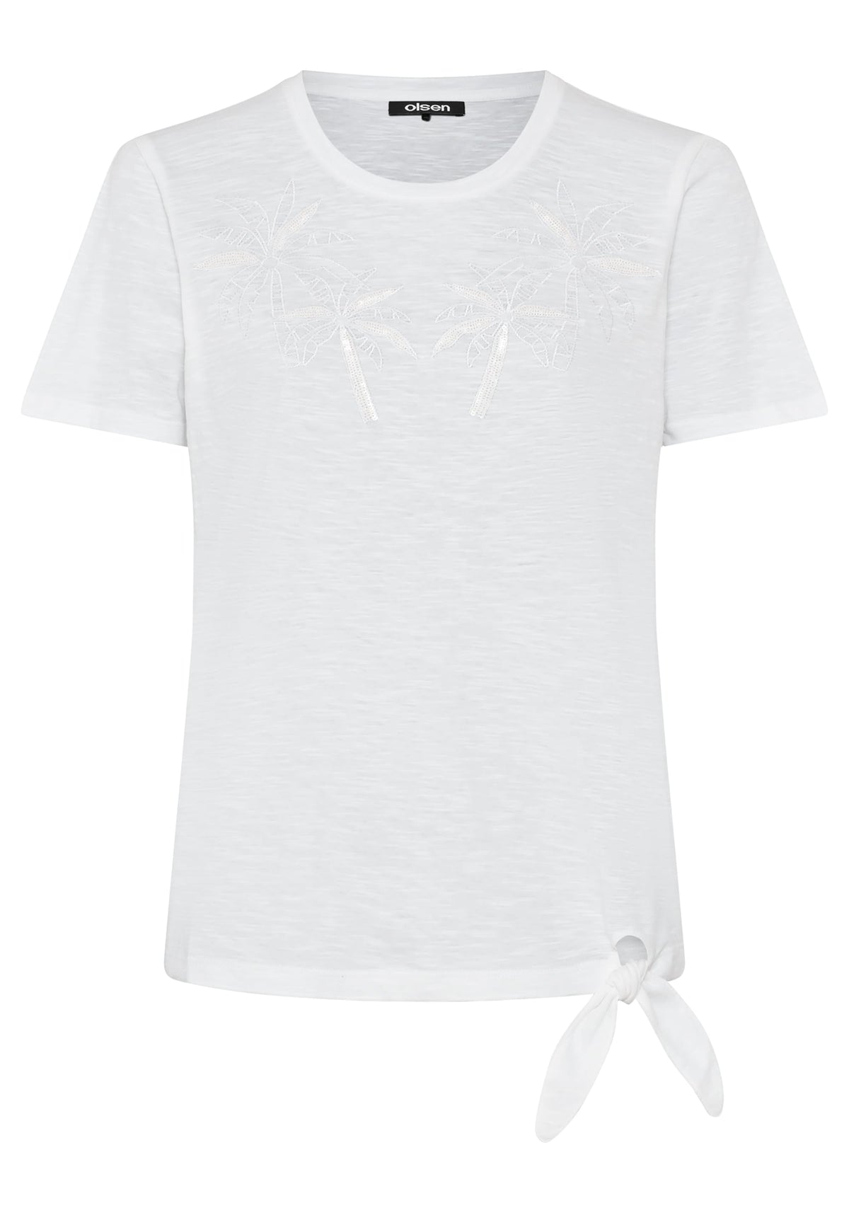 Tied Hem Palm T-Shirt