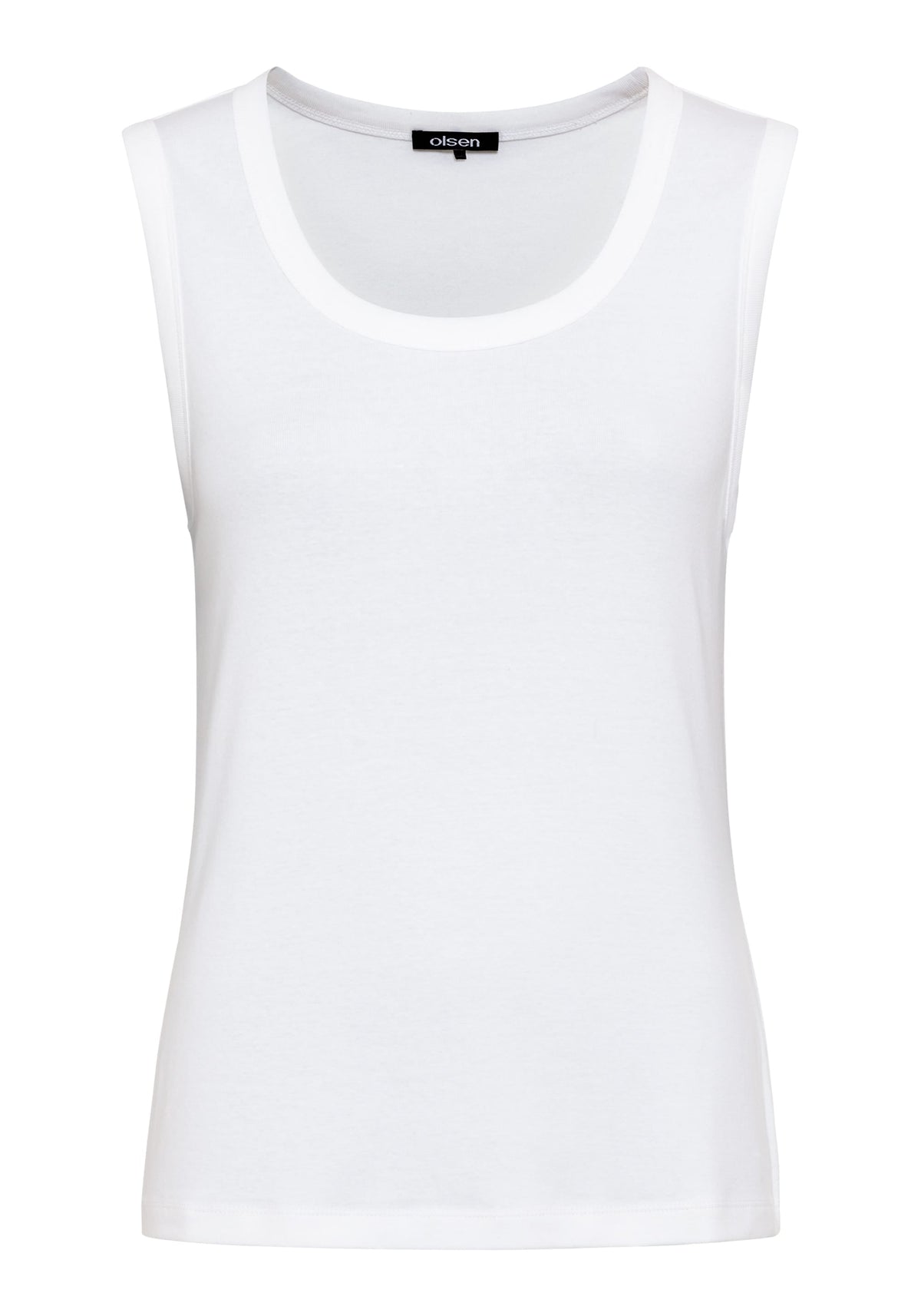 Round Neck Sleeveless Shell