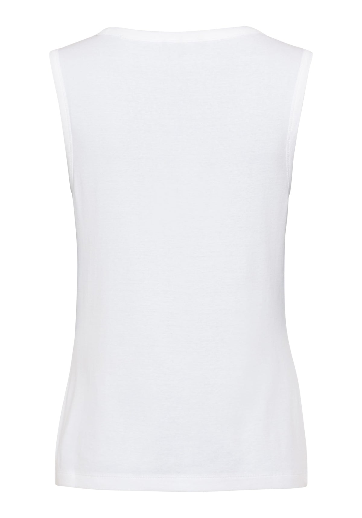 Round Neck Sleeveless Shell