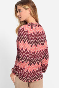 Chevron Midi Dress