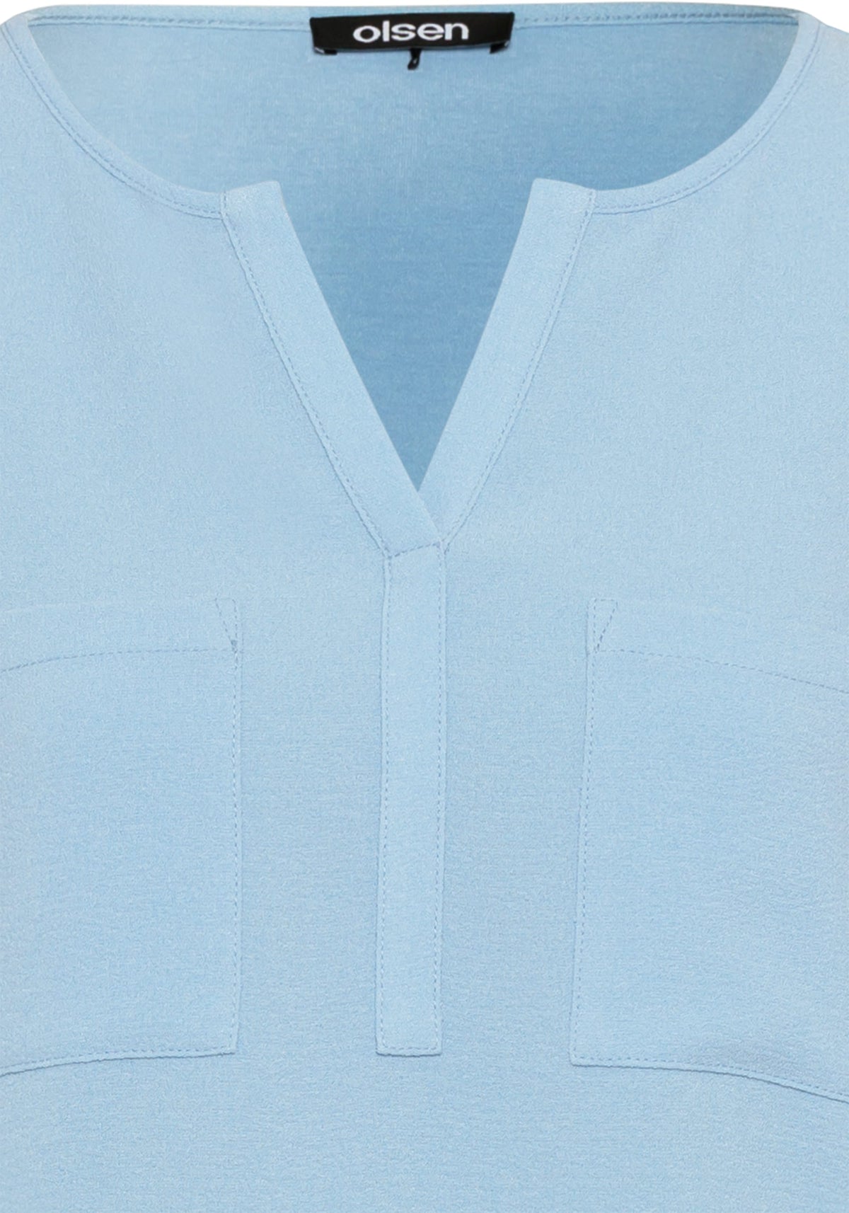 Mixed Media Sequin Trim T-Shirt