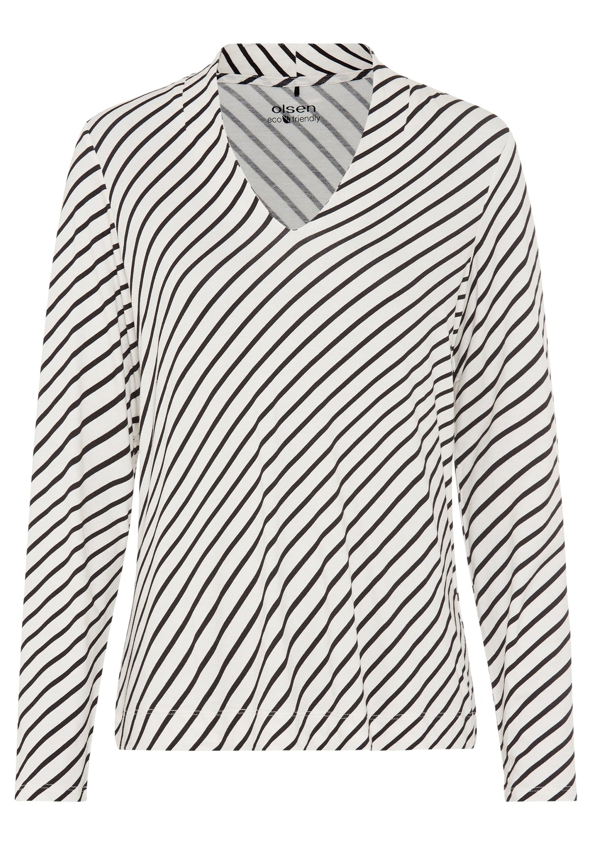 Diagonal Striped T-Shirt