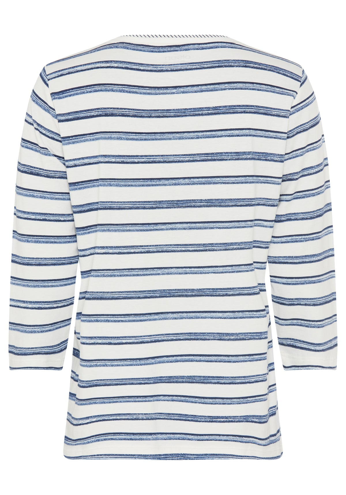 Stripe and Placement Print T-Shirt