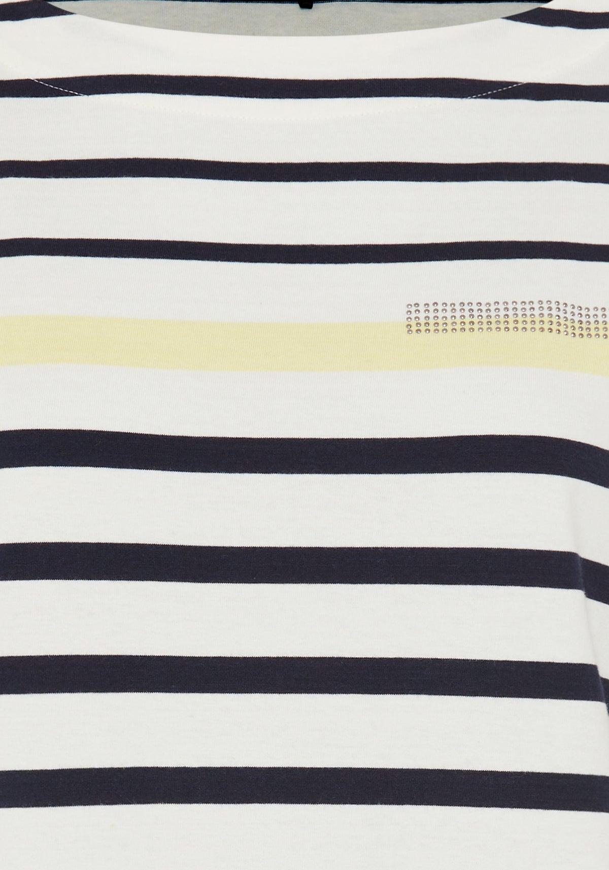 Striped Boat Neck T-Shirt