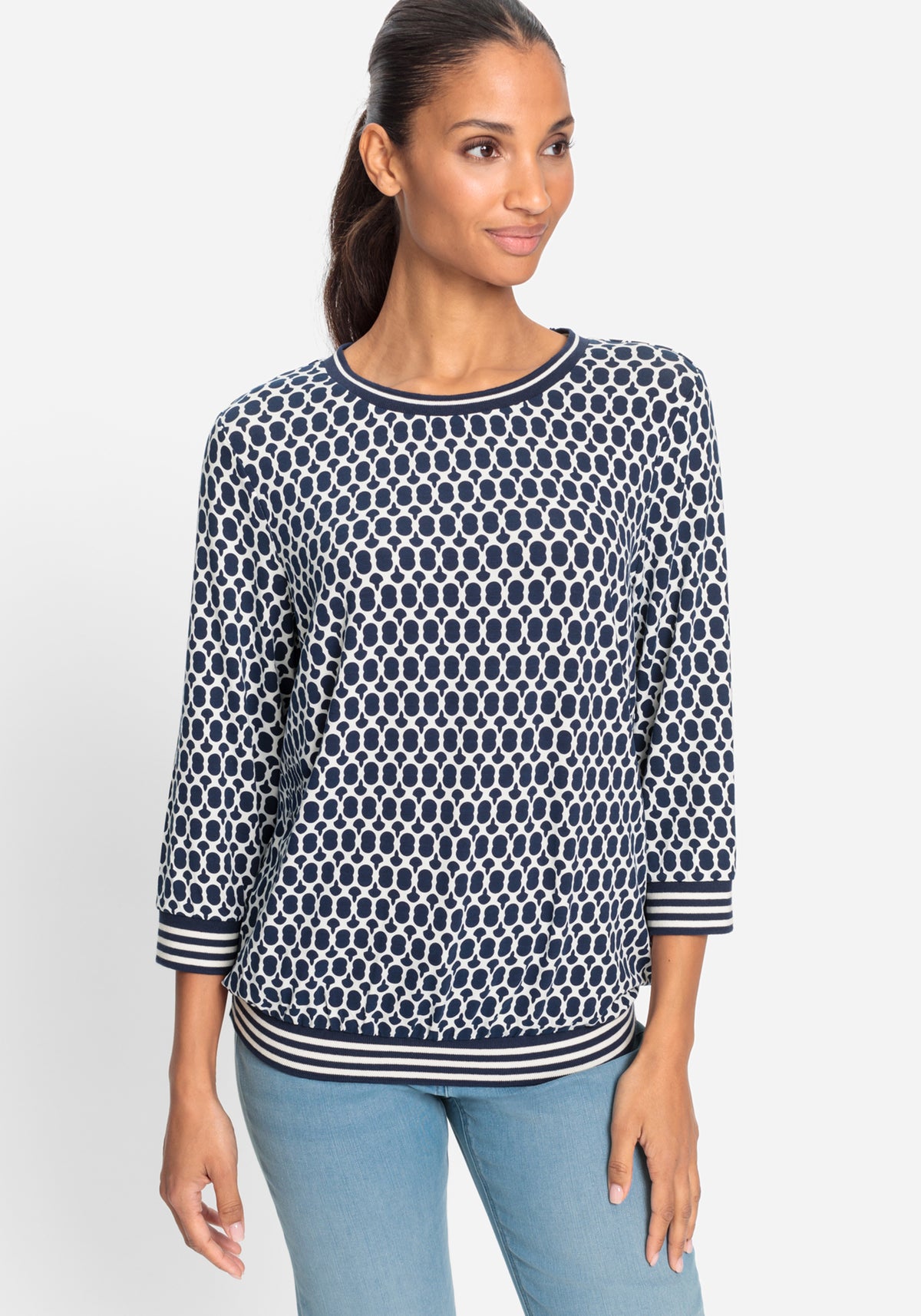 Keyhole Print T-Shirt