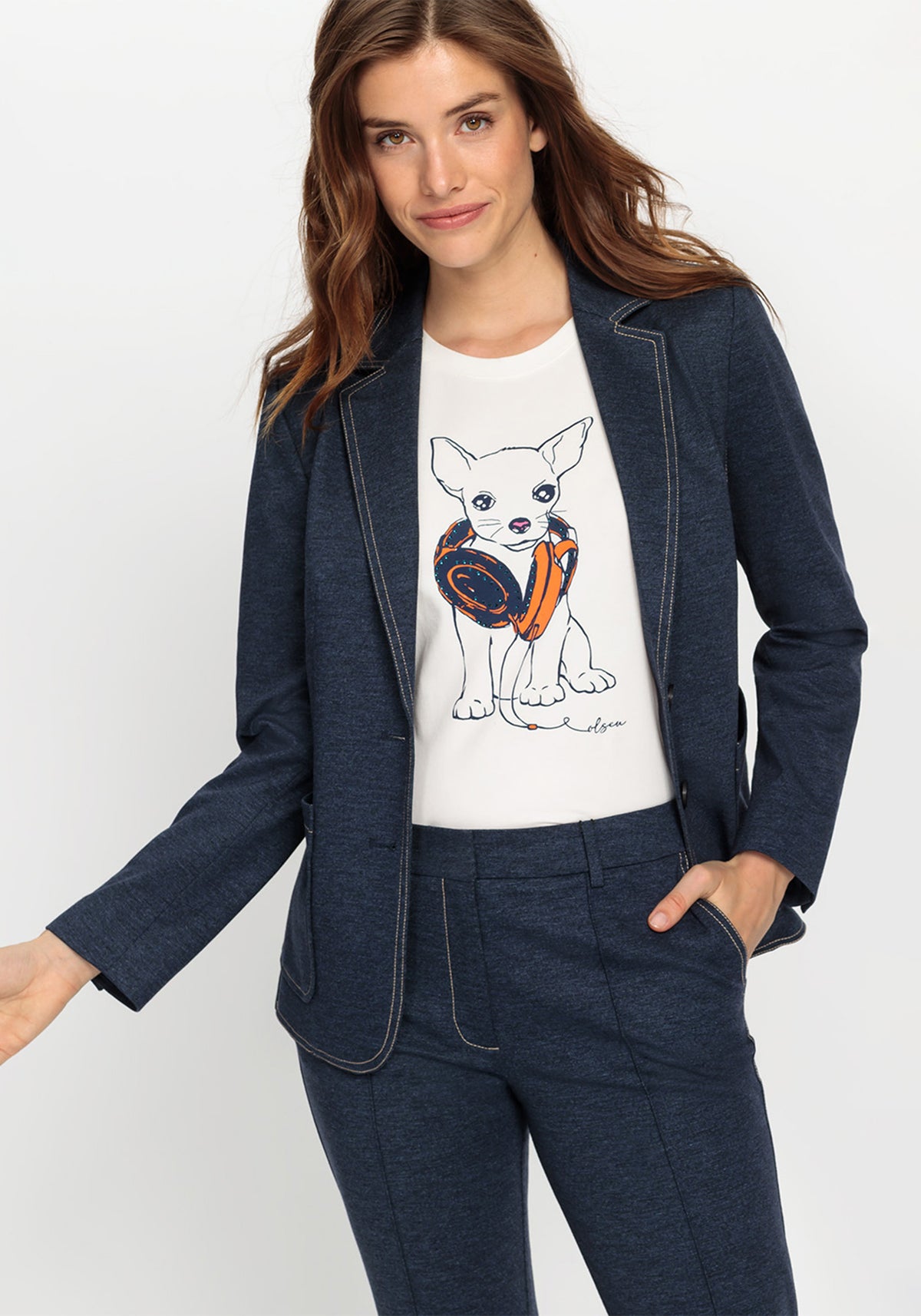 Funky Puppy Printed T-Shirt
