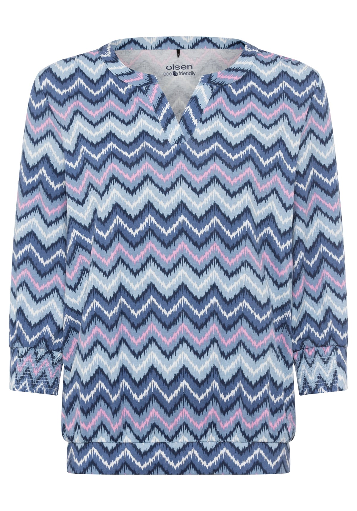 Chevron Print Tunic T-Shirt