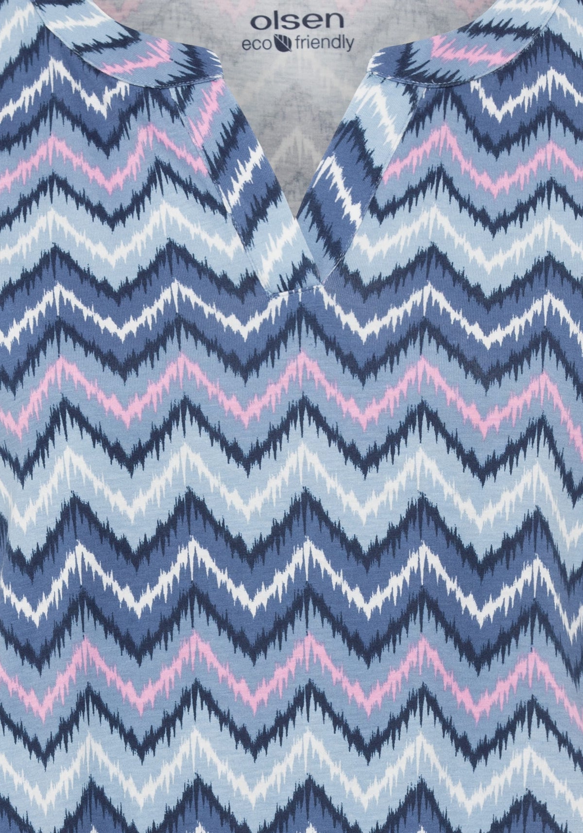 Chevron Print Tunic T-Shirt