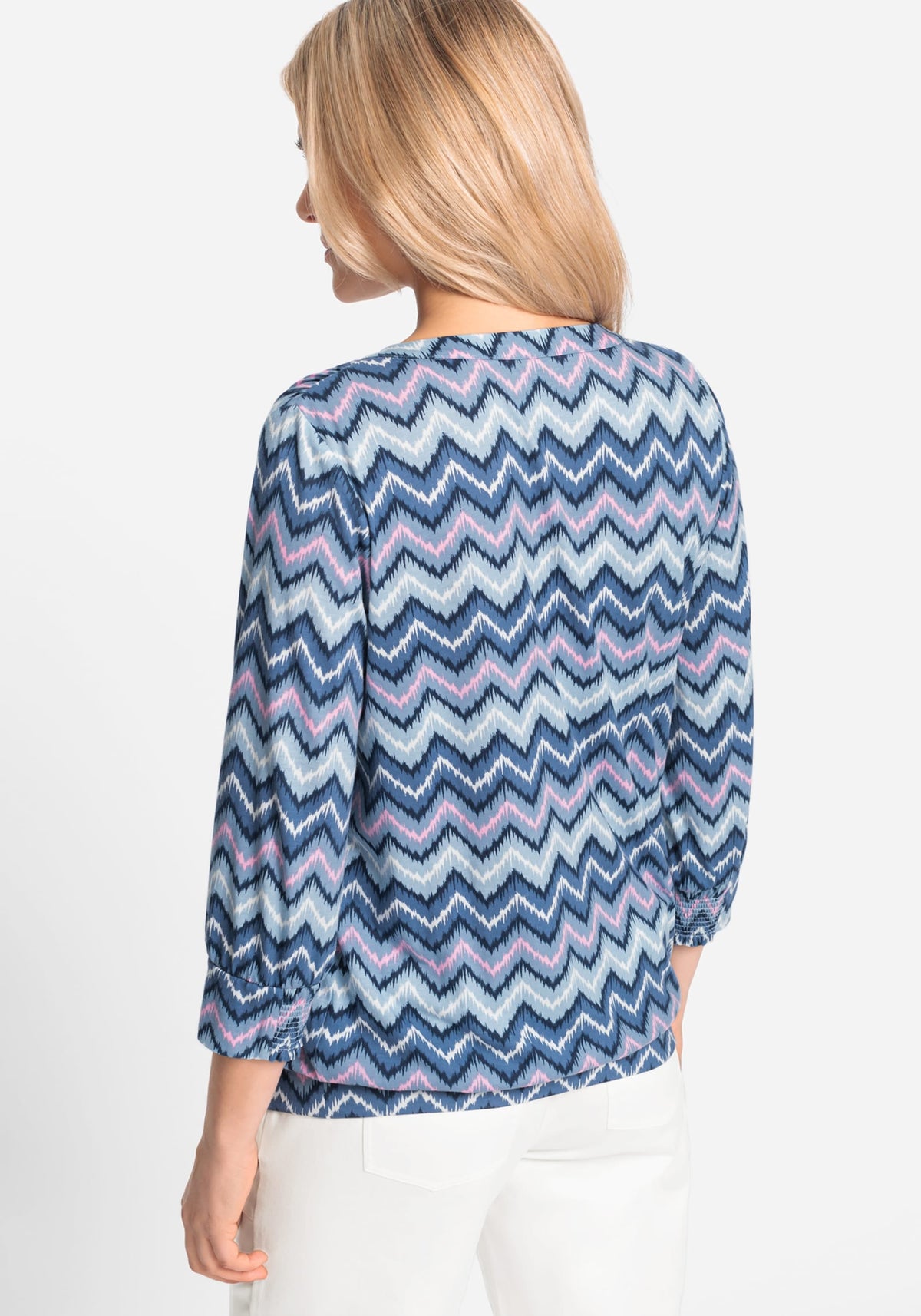 Chevron Print Tunic T-Shirt