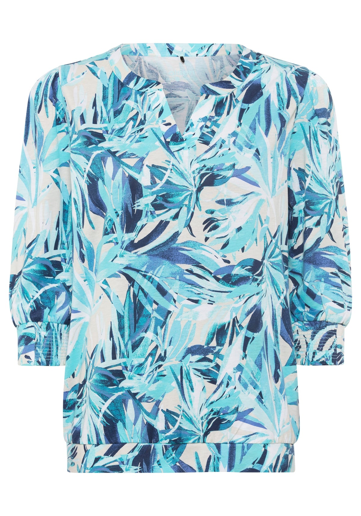 Palm Print Tunic T-Shirt