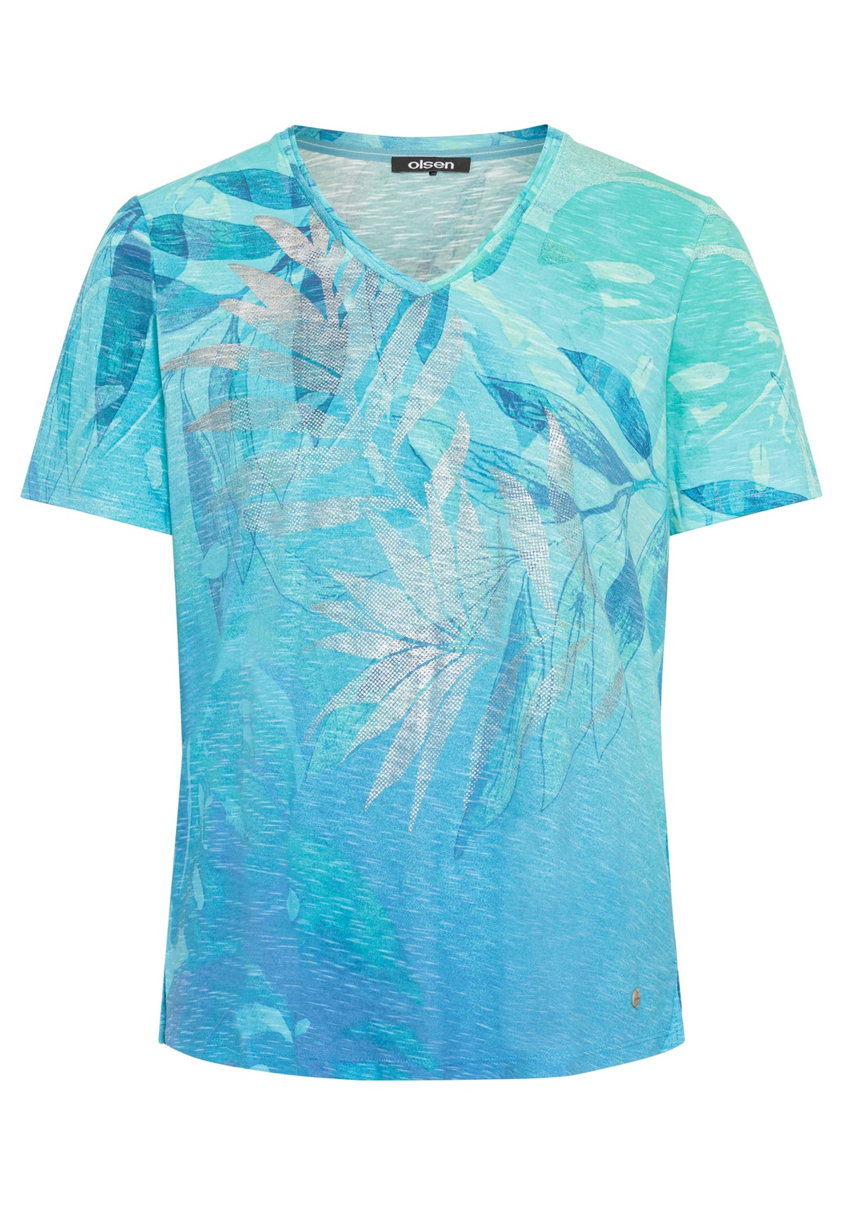 Panneaux Leaf Print T-Shirt