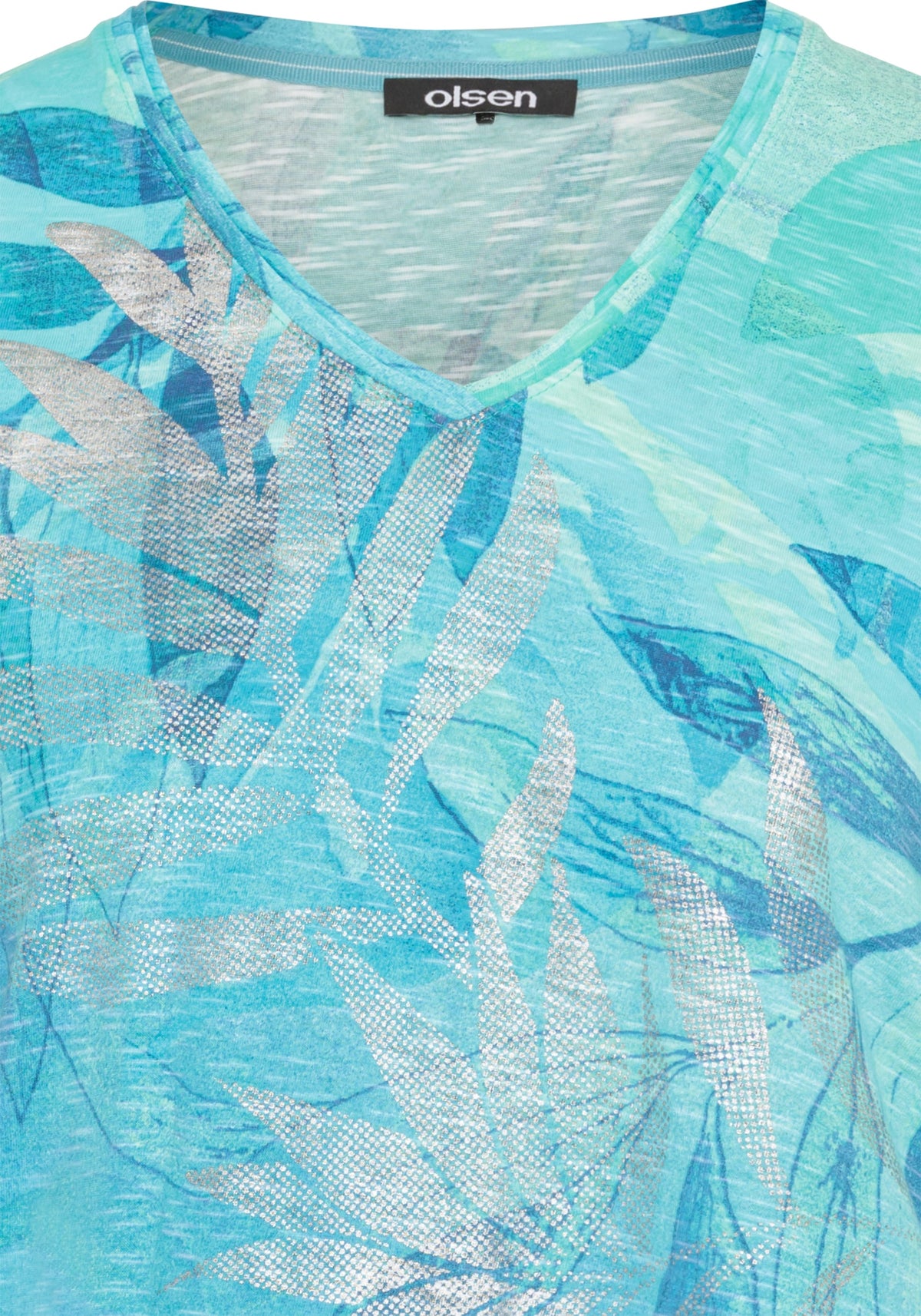 Panneaux Leaf Print T-Shirt