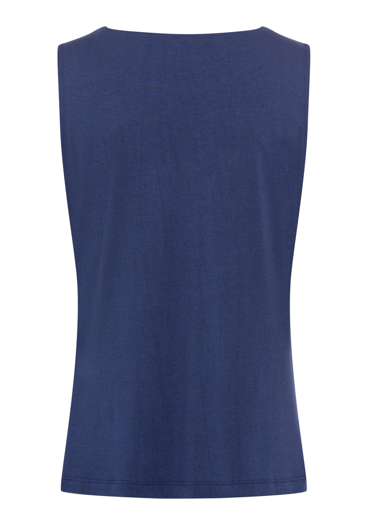 Shell with Pleated Neckline