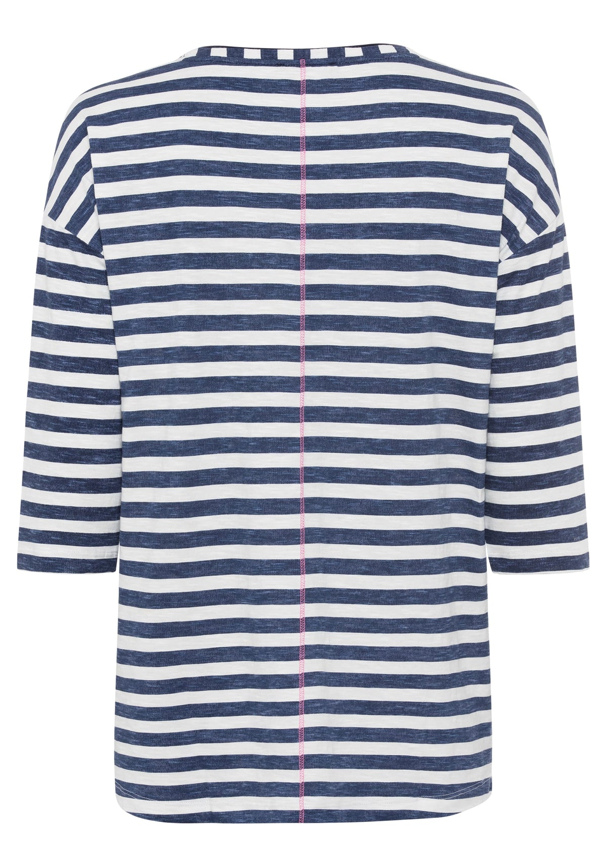 Stripe and Placement Print T-Shirt