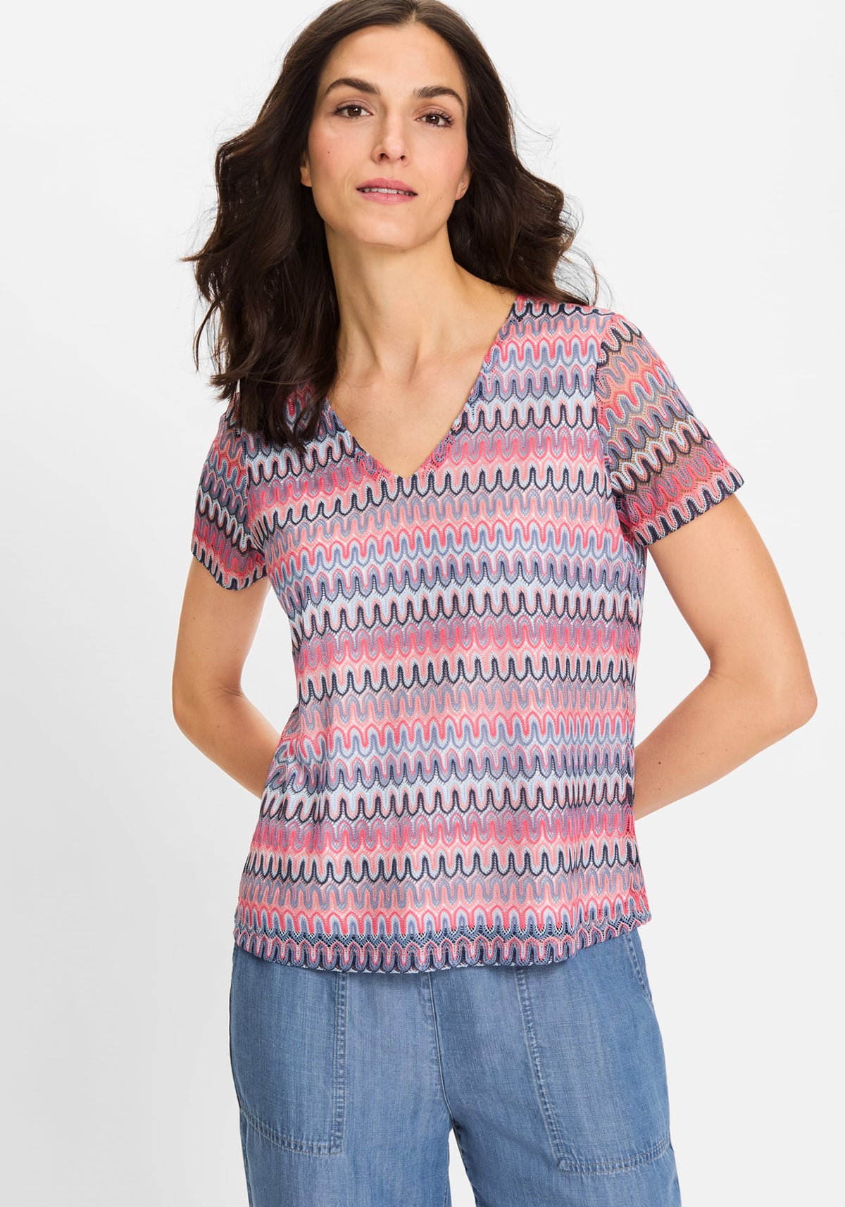 Vibrant Lace T-Shirt