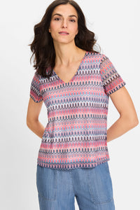 Vibrant Lace T-Shirt