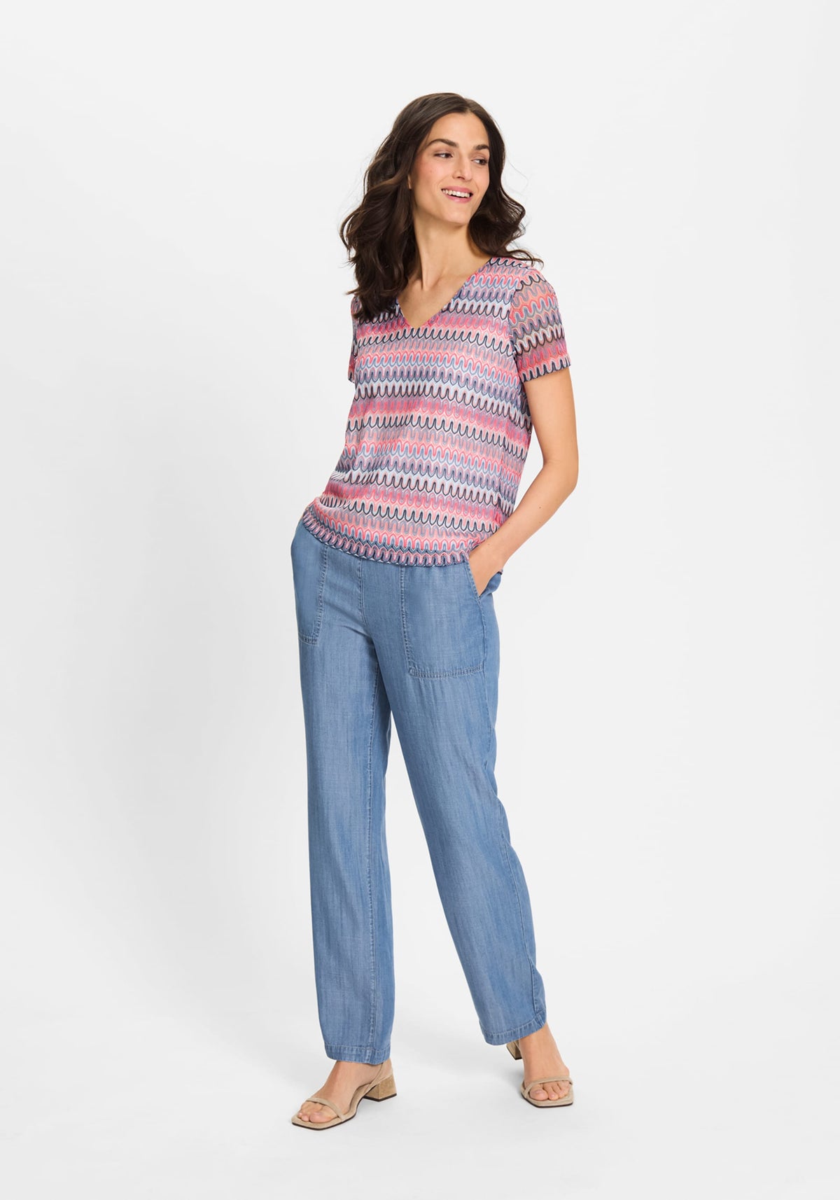 Vibrant Lace T-Shirt